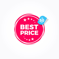 Best Price 50% Off Label