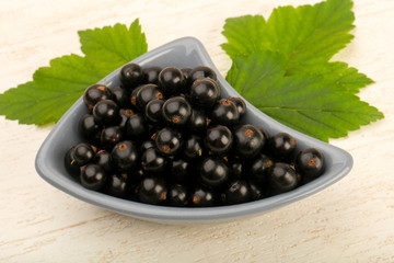 Ripe black currants
