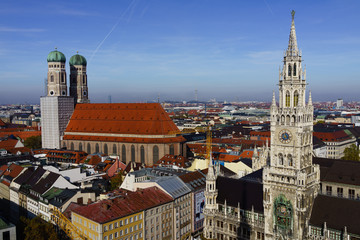 Naklejka premium munich skyline