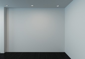 Unfurnished room with blank walls