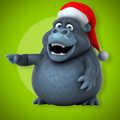 Fun gorilla - 3D Illustration