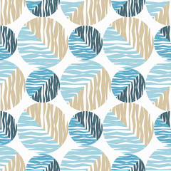 Polka dot seamless pattern. Scribble texture. Textile rapport.