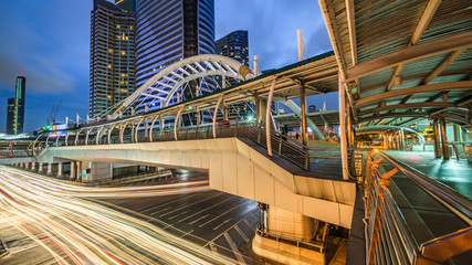 Bangkok Office Building In Speed Motion