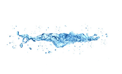water splash isolated on white background