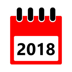 Vector flat icon of a daily calendar.