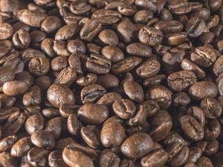 Coffee beans background