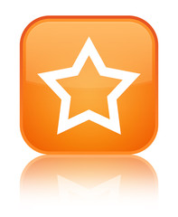 Star icon special orange square button