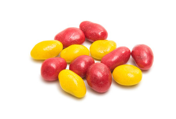 dragee candies isolated