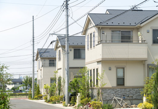 住宅街 イメージ 東京郊外 Stock Photo Adobe Stock