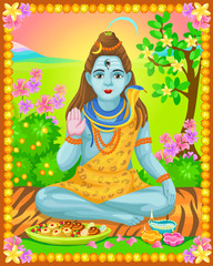 Obraz na płótnie Canvas Colorful Bright Indian Template