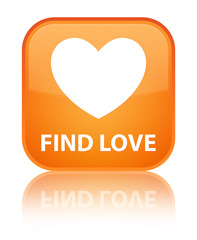Find love special orange square button