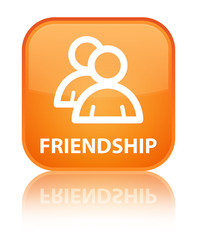 Friendship (group icon) special orange square button