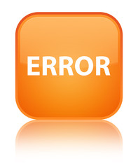 Error special orange square button