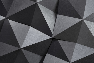 Black and white geometric shapes, background