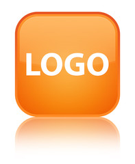 Logo special orange square button