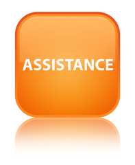 Assistance special orange square button