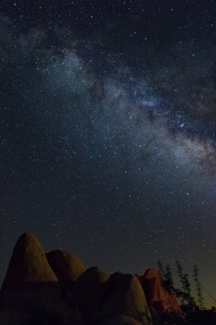 Milky Way Boulders Red and Brown