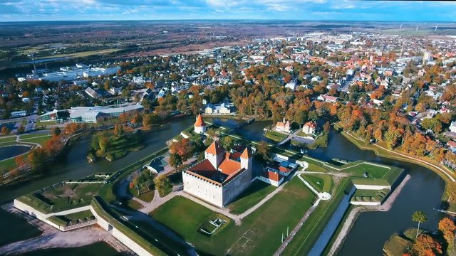 Kuressaare Bishop's Castle and a beautiful view over the city
