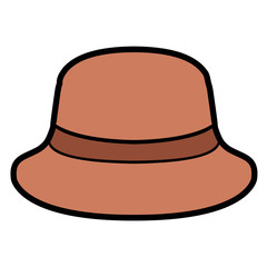 Isolated summer hat