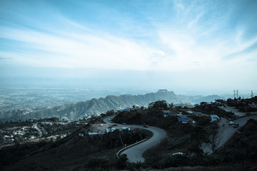 The village in the valley, and life is simple.