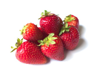 Fototapeta na wymiar Variedad de fresas frutas
