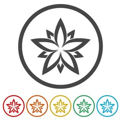 Lotus Flower icons set
