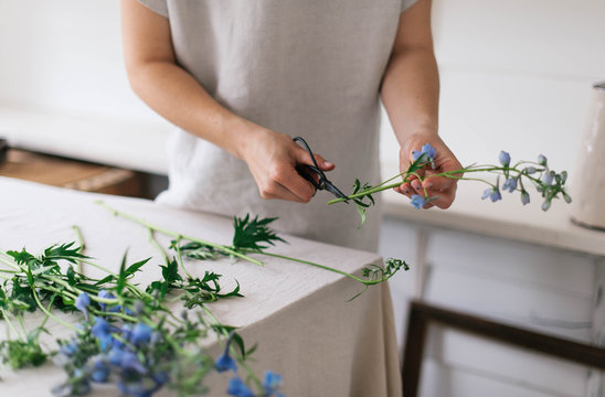 Snipping Blooms