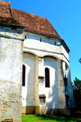 Fortified medieval saxon church in the village Cincu, Grossschenk, Transylvania,Romania
The...