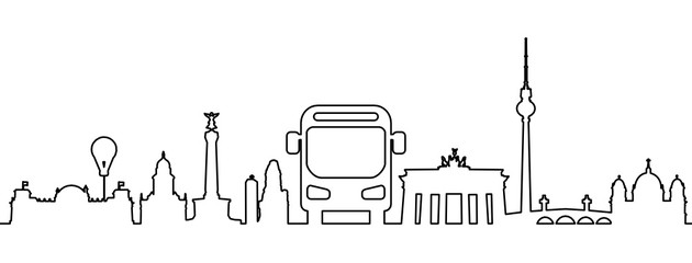 Skyline Berlin Bus © SimpLine