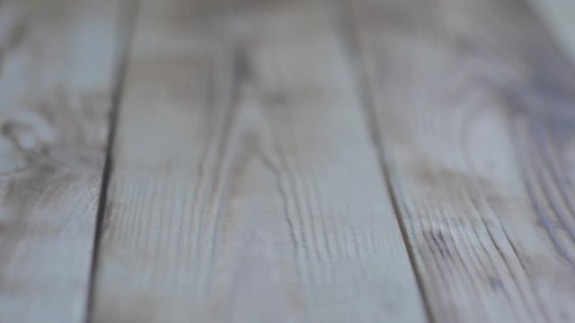 Wooden Floor or table. slider movement video.