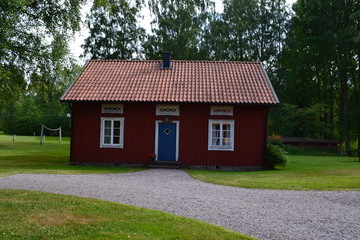 Fototapeta na wymiar houses in Sweden