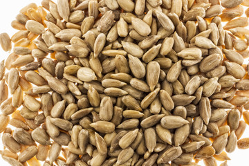 Raw Organic Sunflower Seed Kernels, macro