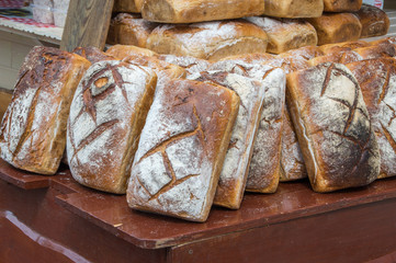Traditional breds at St. Dominic's Fair in Gdansk, Poland.