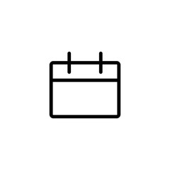 calendar icon line black icon