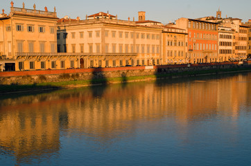 Fototapeta na wymiar Palazzo Corsini, River Arno, Florence, Italy