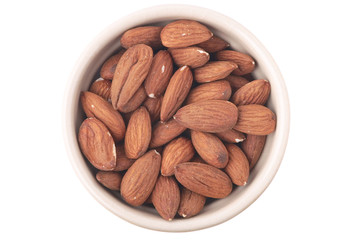 Almonds in a pot