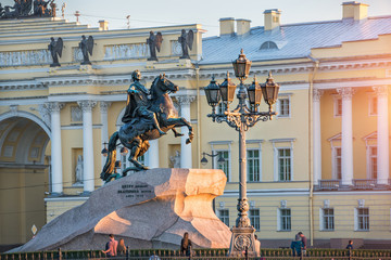 Царь Петр на коне Tsar Peter on horseback