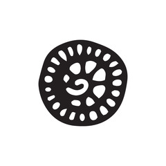 Flower mandala in vector