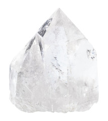 natural quartz rock-crystal isolated