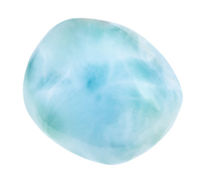 Tumbled Larimar Gem (blue Pectolite)