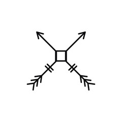 Aztec pattern in simple style