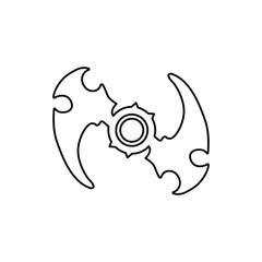 Spinner in outline style
