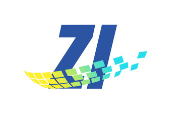 ZI Initial Logo for your startup venture