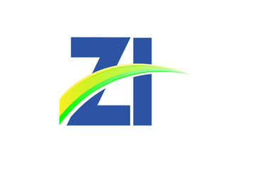 ZI Initial Logo for your startup venture