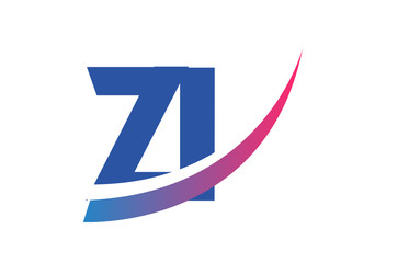 ZI Initial Logo for your startup venture