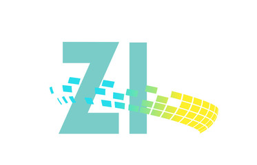 ZI Initial Logo for your startup venture