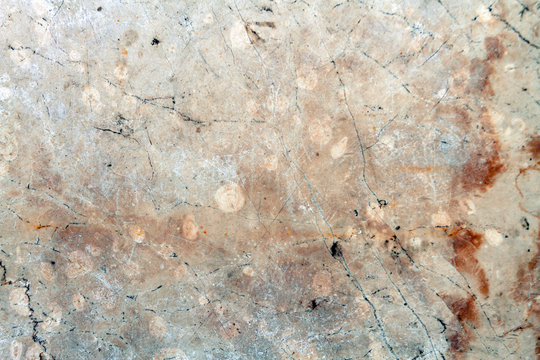 Close-up front of cracked marble texture
