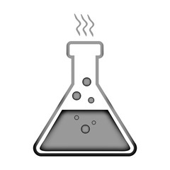 Laboratory glass sign icon.