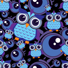 pattern owl graphic cartoon character