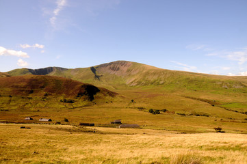 Fototapeta premium Snowdonia on a sunny autumn day